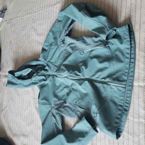 Eddie Bauer First Ascent Softshell Jacket Women's teal green small - Picture 1 of 12